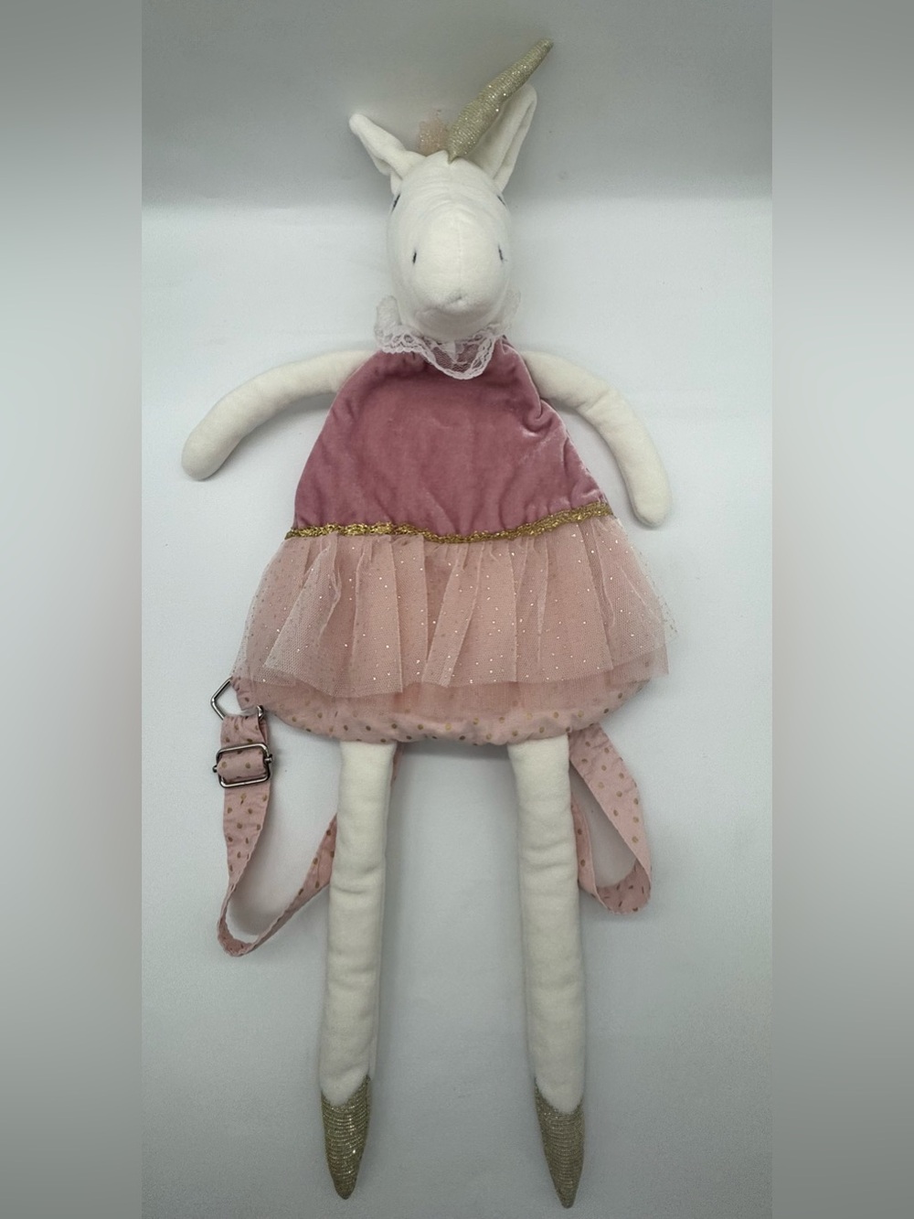 Mabel Ballerina Unicorn Princess Plush Backpack by Anthropologie